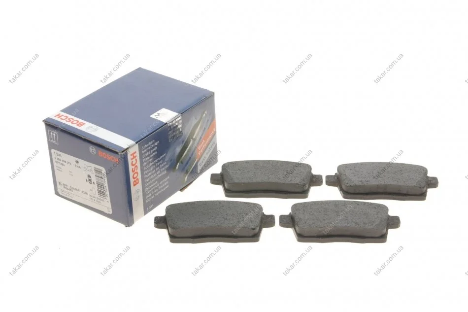 Тормозные колодки задние дисковые BOSCH 0986494376 (фото 1)