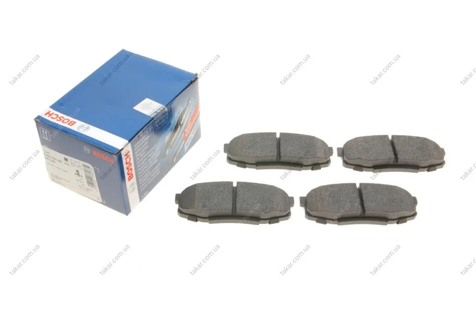 Тормозные колодки задние дисковые BOSCH 0 986 494 380 (фото 1)