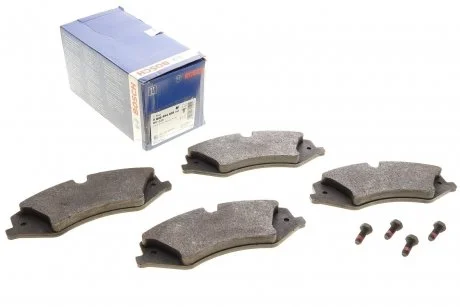 Тормозные колодки передние дисковые BOSCH 0986494408