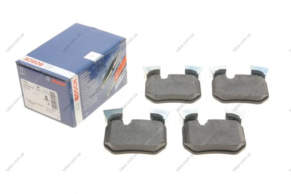 Тормозные колодки задние дисковые BOSCH 0986494421 (фото 1)