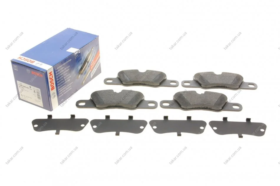 Тормозные колодки задние дисковые BOSCH 0986494431 (фото 1)