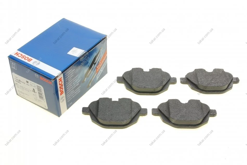 Гальмівні колодки задні дискові BOSCH 0986494432 (фото 1)