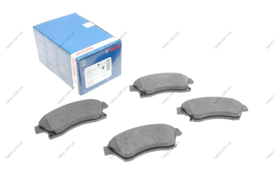 Гальмівні колодки передні дискові BOSCH 0 986 494 433 (фото 1)