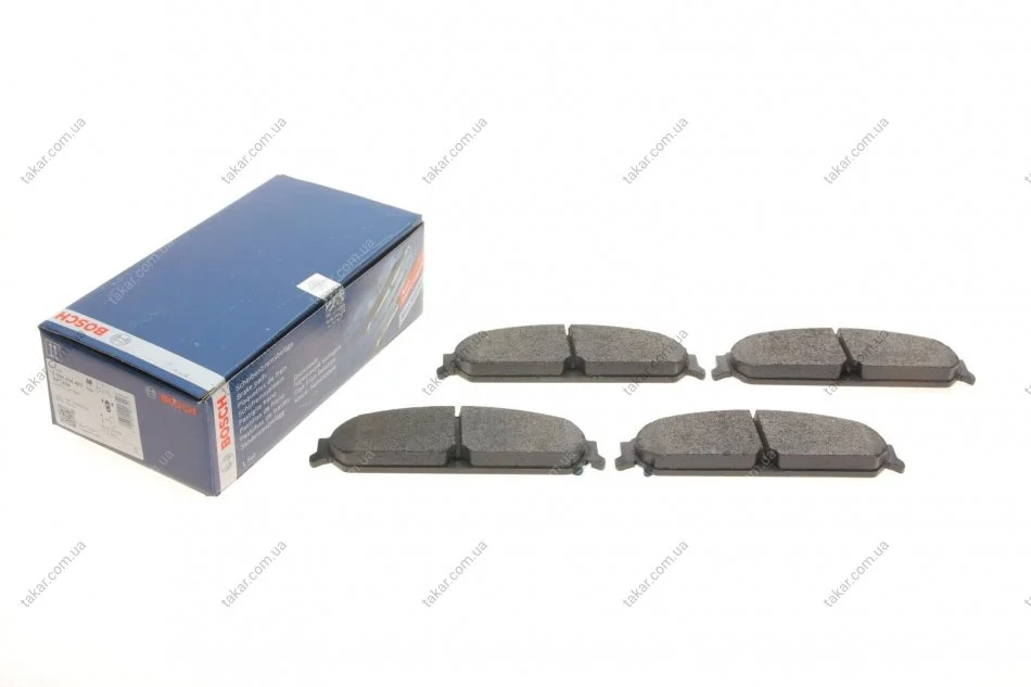 Гальмівні колодки передні дискові BOSCH 0986494483 (фото 1)