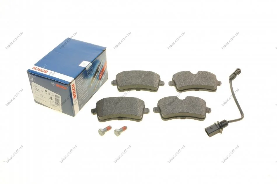 Тормозные колодки задние дисковые BOSCH 0 986 494 488 (фото 1)