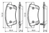 Гальмівні колодки дискові BOSCH 0986494552 (фото 2)