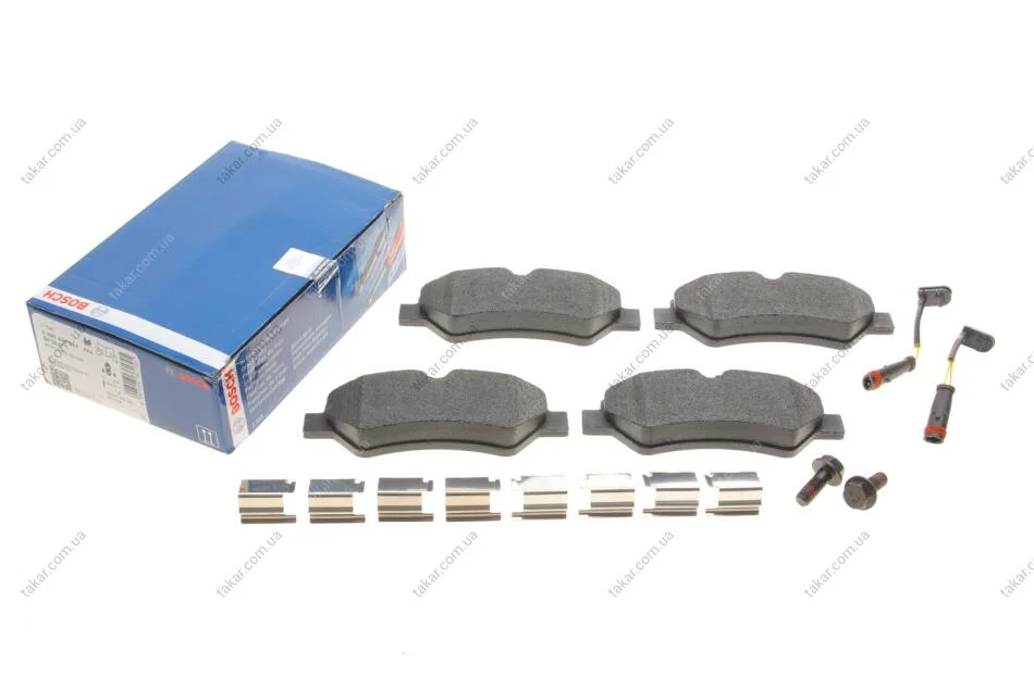 Колодки гальмівні дискові MB/VW Sprinter/Crafter BOSCH 0986494601 (фото 1)