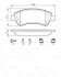Колодки гальмівні дискові CITROEN C3/C4/Berlingo/Xsara/PEUGEOT Partner/207/307 -05 BOSCH 0986494623 (фото 8)
