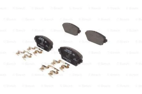 Колодки гальмівні дискові NISSAN/Almera>>98 BOSCH 0986494629