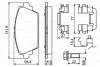 Колодки гальмівні дискові NISSAN/Almera>>98 BOSCH 0986494629 (фото 8)
