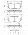 Гальмівні колодки задні дискові BOSCH 0986494635 (фото 8)