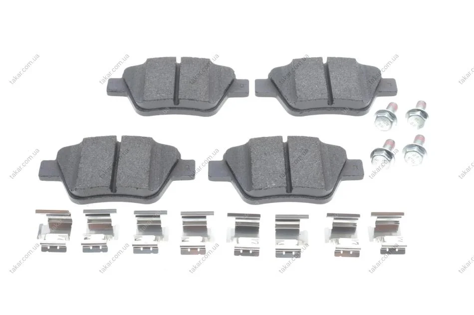 Колодки гальмівні дискові SKODA/VW "R "04>> BOSCH 0986494643 (фото 1)