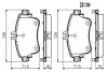 Гальмівні колодки передні дискові BOSCH 0986494663 (фото 2)