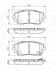 Тормозные колодки передние дисковые BOSCH 0986494688 (фото 1)