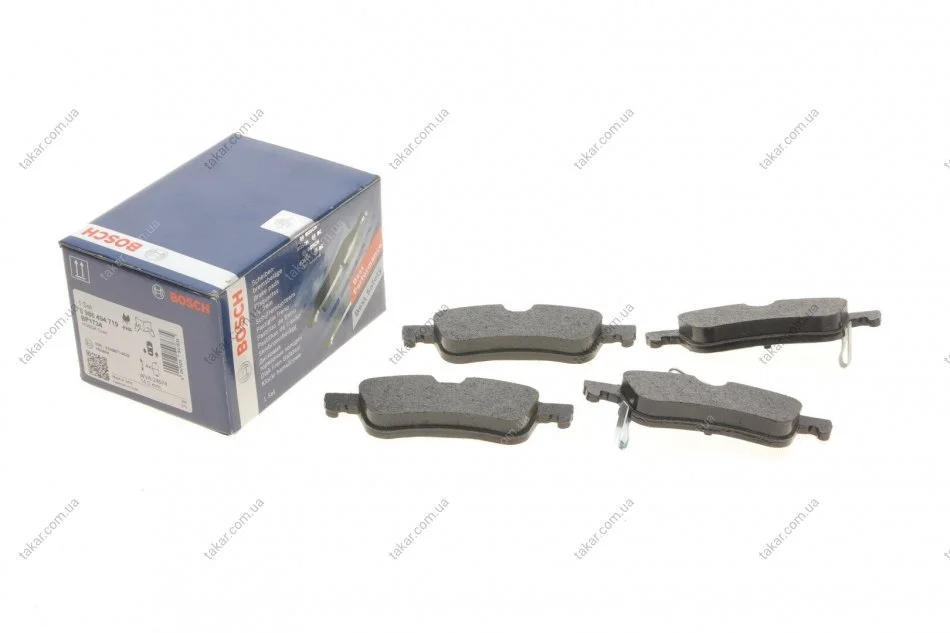 Гальмівні колодки задні дискові BOSCH 0986494719 (фото 1)