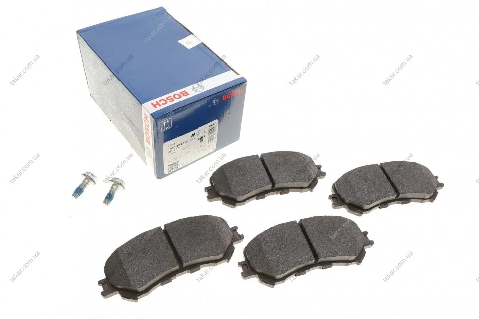 Тормозные колодки дисковые BOSCH 0986494722 (фото 1)