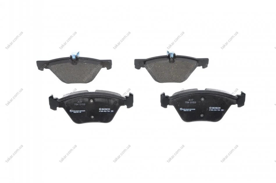Тормозные колодки дисковые BOSCH 0986494729 (фото 1)