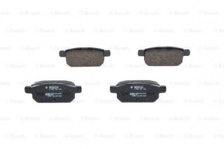 Тормозные колодки дисковые задние с звуковым предупреждением износа 0 986 494 748 BOSCH 0986494748 (фото 1)