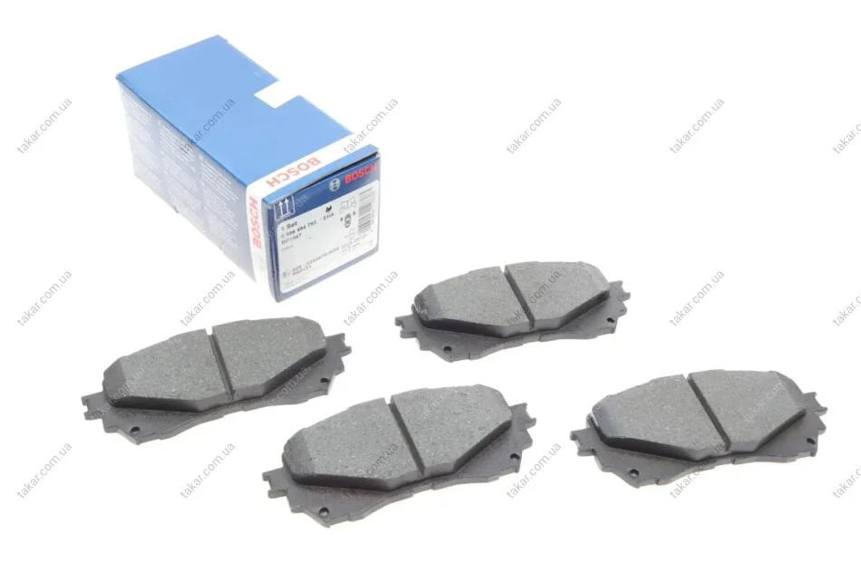 Гальмівні колодки передні дискові BOSCH 0 986 494 793 (фото 1)