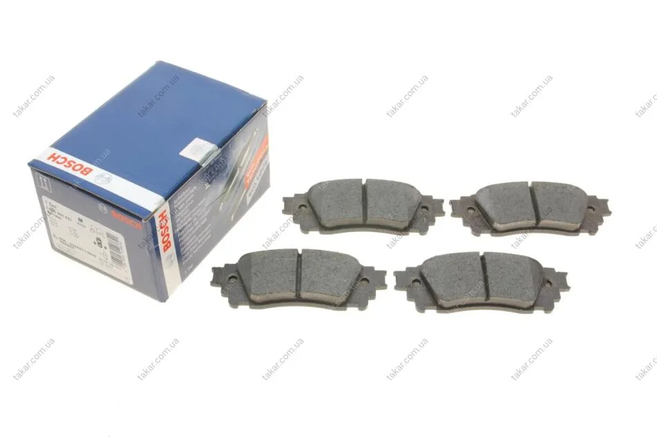 Тормозные колодки дисковые BOSCH 0 986 494 822 (фото 1)