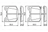 Тормозные колодки дисковые BOSCH 0986494865 (фото 1)