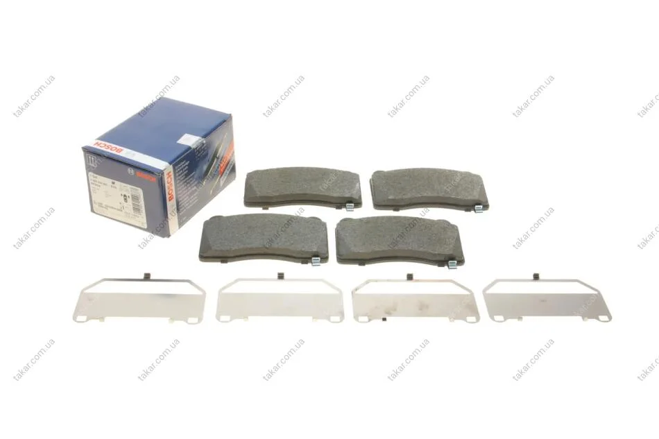 Гальмівні колодки передні дискові BOSCH 0 986 494 880 (фото 1)
