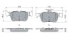 Тормозные колодки дисковые BOSCH 0986494888 (фото 1)
