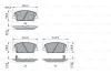 Тормозные колодки дисковые BOSCH 0986494979 (фото 1)