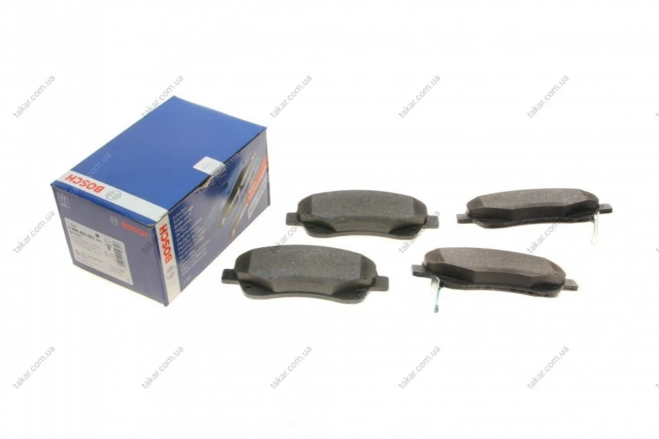 Гальмівні колодки передні дискові BOSCH 0 986 495 083 (фото 1)