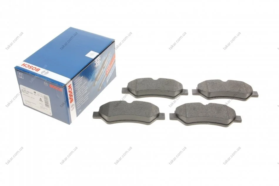 Тормозные колодки задние дисковые BOSCH 0 986 495 100 (фото 1)