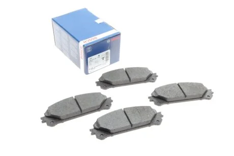 Гальмівні колодки передні дискові BOSCH 0 986 495 169