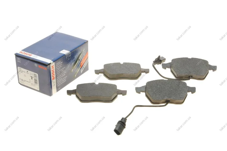Тормозные колодки передние дисковые BOSCH 0 986 495 232 (фото 1)