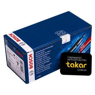 Тормозные колодки передние дисковые BOSCH 0 986 495 237