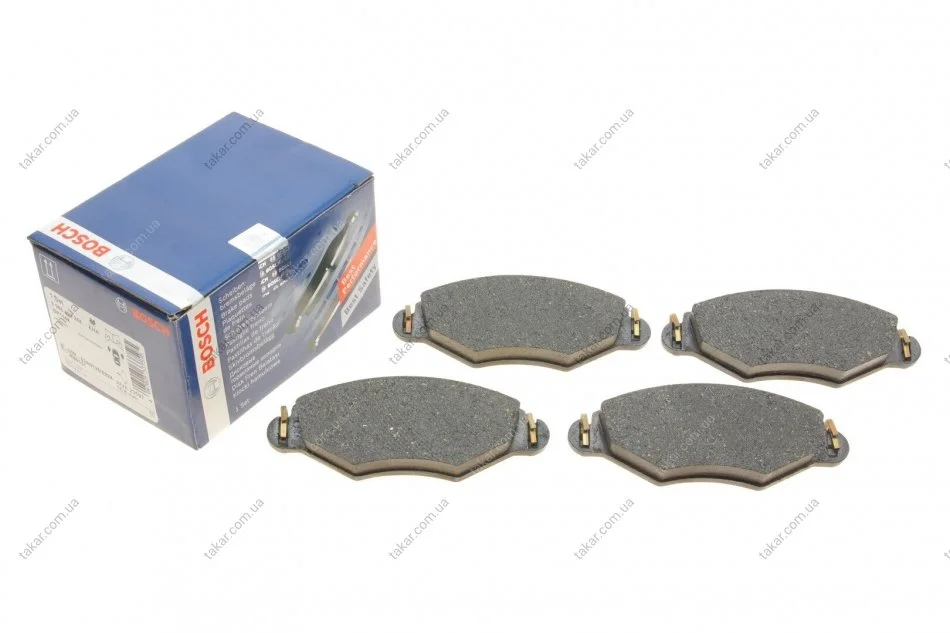 Тормозные колодки передние дисковые BOSCH 0986495244 (фото 1)