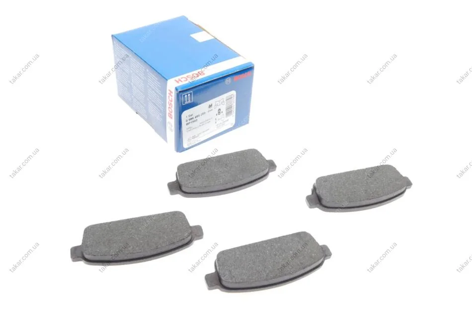 Гальмівні колодки задні дискові BOSCH 0986495259 (фото 1)