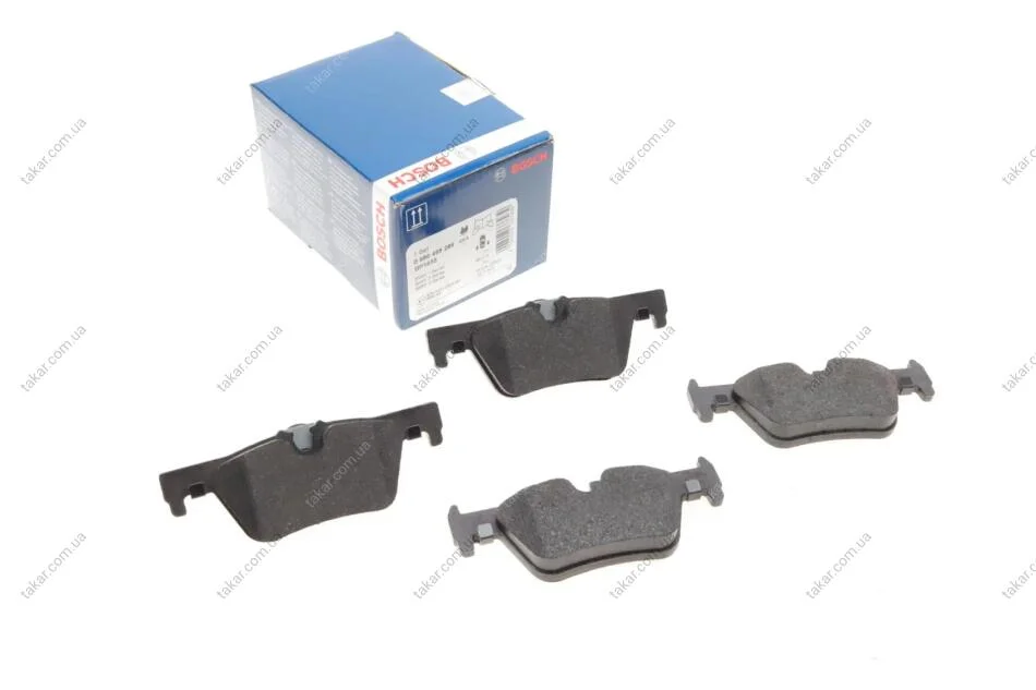 Тормозные колодки задние дисковые BOSCH 0 986 495 289 (фото 1)