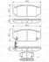 Гальмівні колодки дискові BOSCH 0986495308 (фото 1)