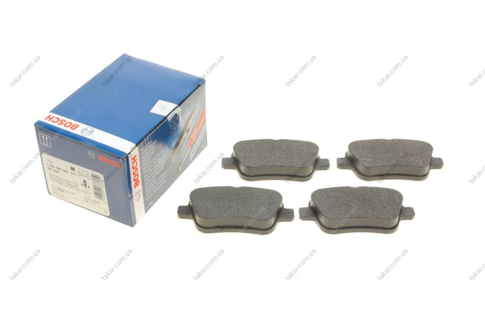 Гальмівні колодки задні дискові BOSCH 0 986 495 348 (фото 1)