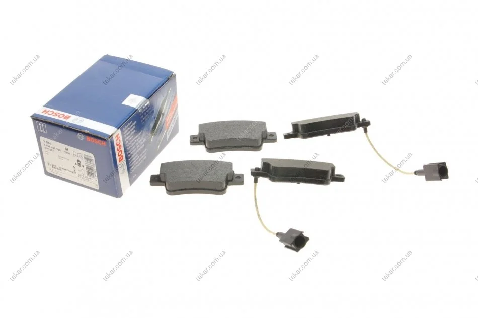 Тормозные колодки дисковые BOSCH 0986495355 (фото 1)