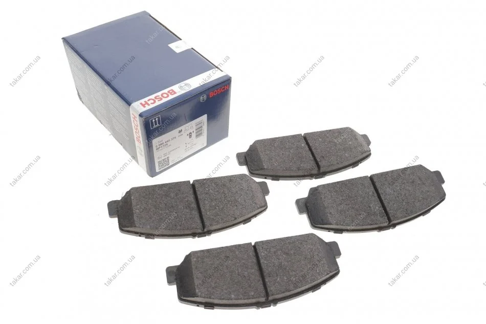 Гальмівні колодки дискові BOSCH 0986495375 (фото 1)