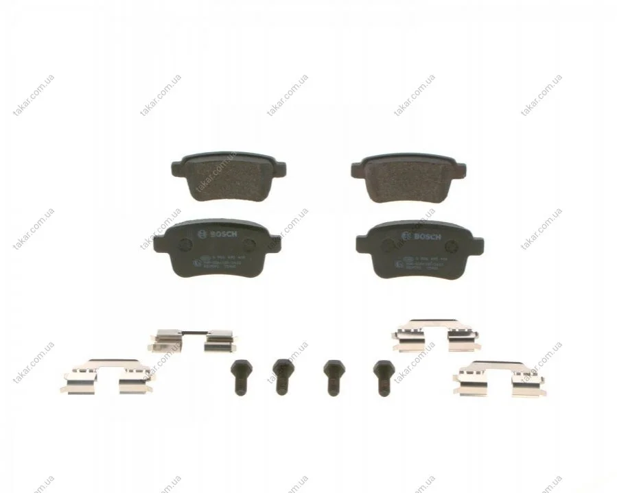Гальмівні колодки дискові BOSCH 0986495418 (фото 1)