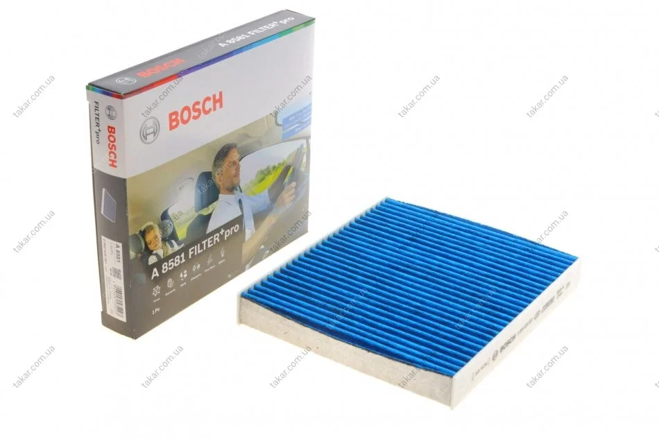 Фильтр салона с актив.уг.+ LEXUS/TOYOTA ES/RX/UX/C-HR/Camry/RAV4 \'\'15>> BOSCH 0986628581 (фото 1)