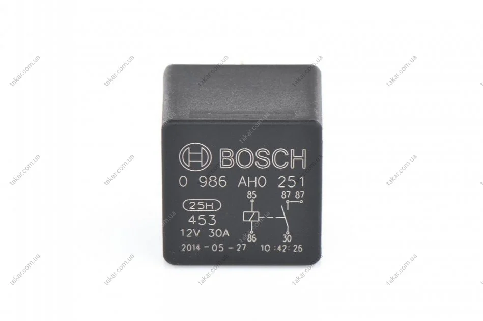 Малогабаритне pеле BOSCH 0986AH0251 (фото 1)