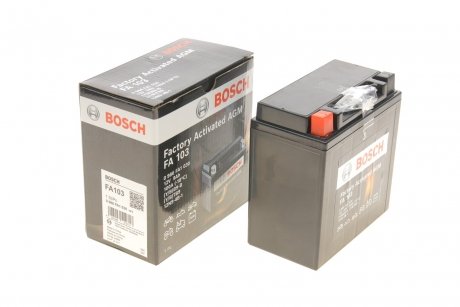 Акумулятор 9Ah-12v (FA103) (135х75х139),L,EN100 BOSCH 0986FA1030