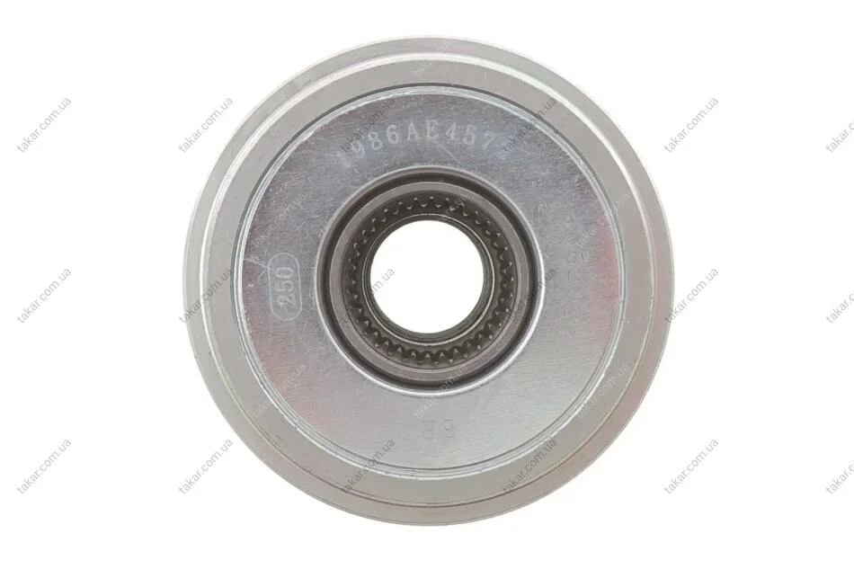 Шкив генератора RENAULT Kangoo \'\'1.5dCi \'\'08>> BOSCH 1986AE4572 (фото 1)