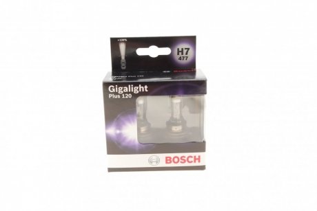 Лампа H7 55W 12V Gigalight Plus 120 - заміна на 1987301426 BOSCH 1 987 301 107