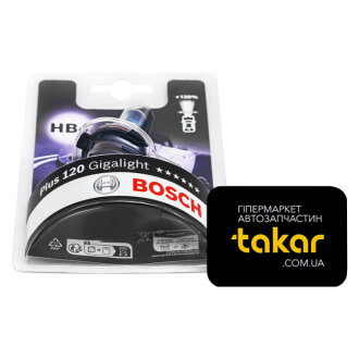 Лампа HB4 12V 51W Plus 120 Gigalight - кратн. 10 шт BOSCH 1987301132