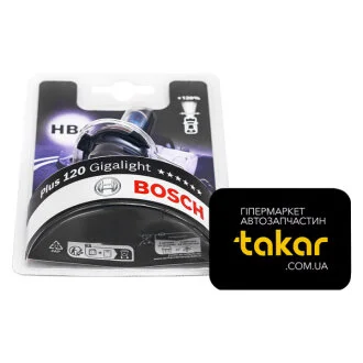 Лампа HB4 12V 51W Plus 120 Gigalight - кратн. 10 шт BOSCH 1987301132