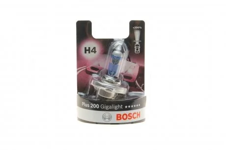 Лампа галогенная P43t, H4 BOSCH 1987301144