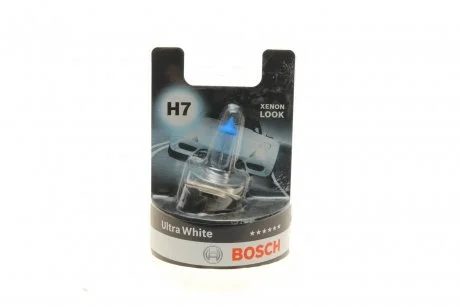 Лампа галогенная Px26d, H7 BOSCH 1987301153